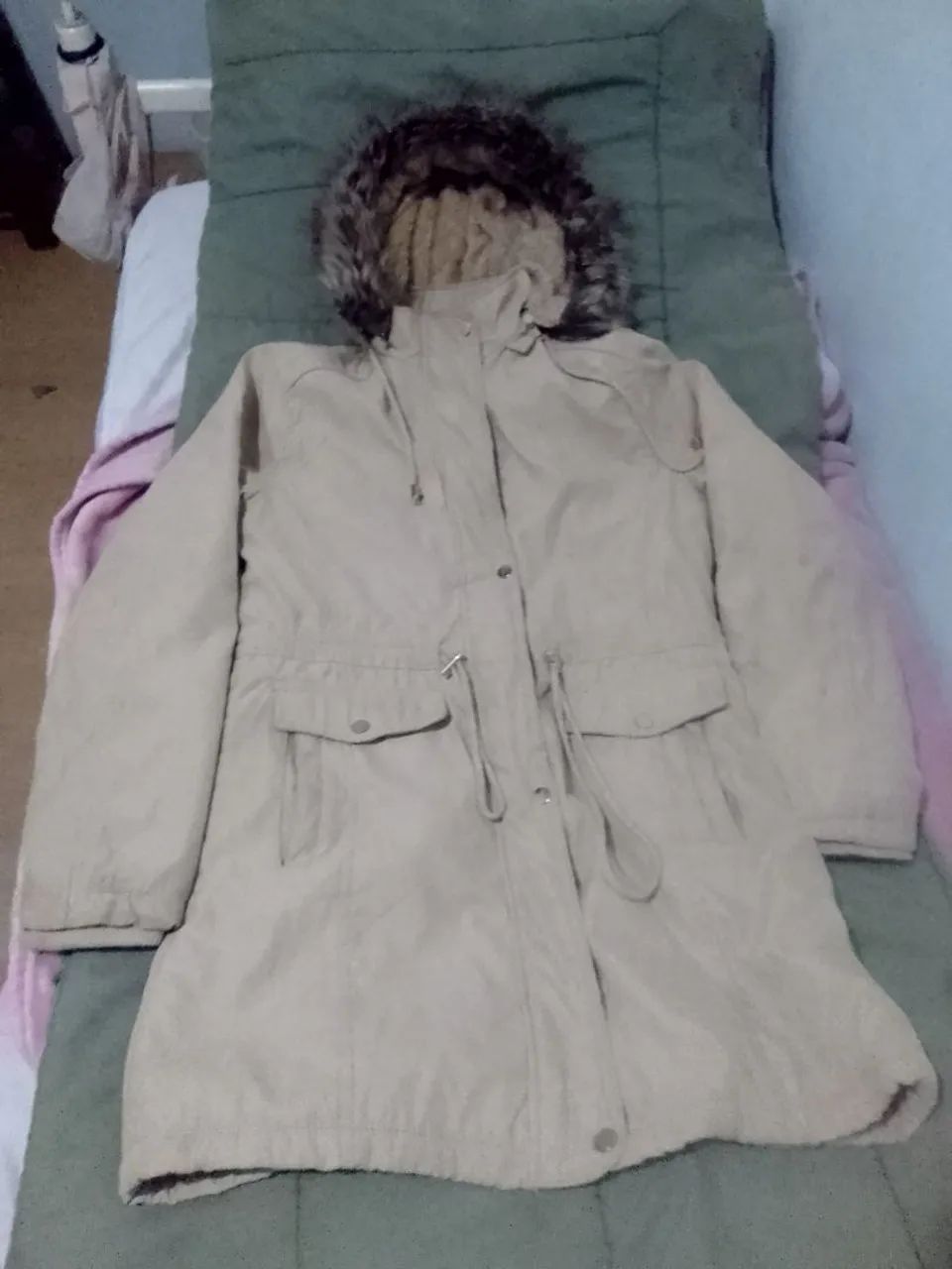Parka forrada tamanho m