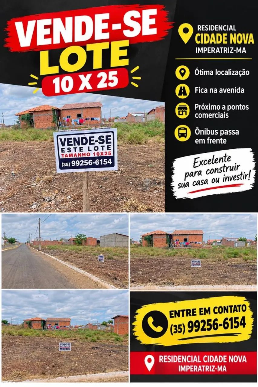 Vendo Terreno Cidade Nova