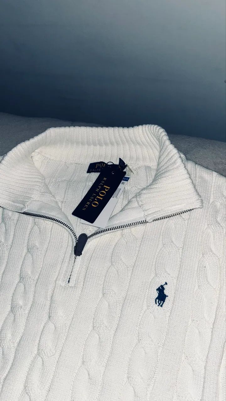 Suéter Quarter Zip Ralph Lauren Encomenda - Foto 2
