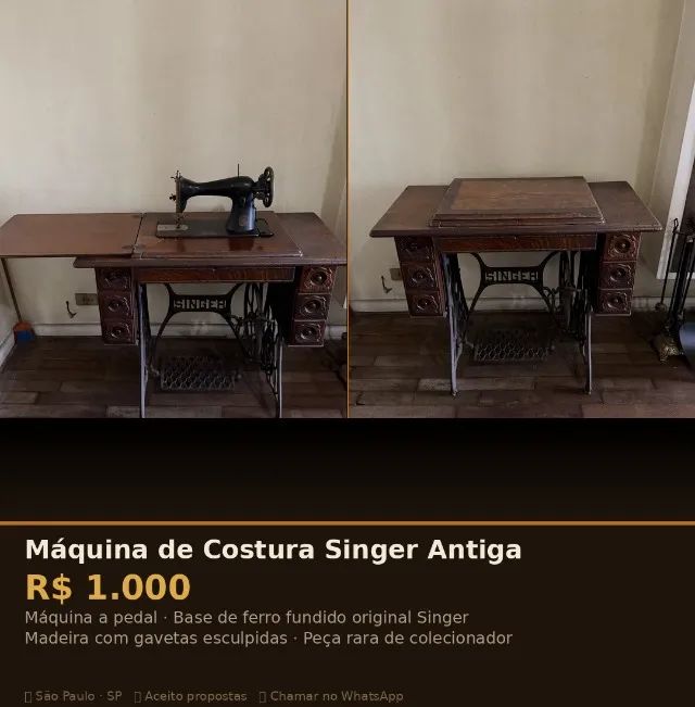 maquina de costura singer