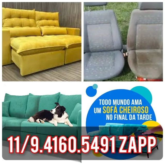 Lavagem de sofá a seco 