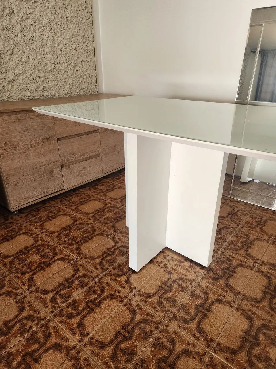 Conjunto Mesa (tampo de vidro) com 4 cadeiras - Foto 5