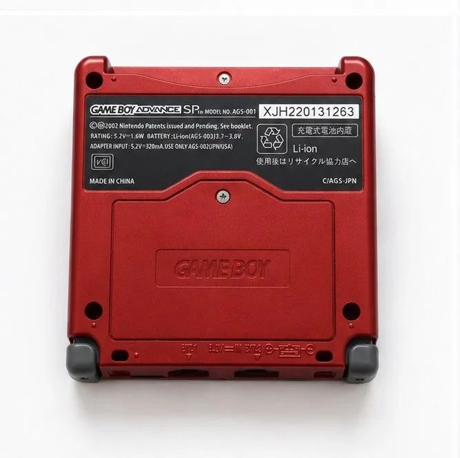 Nintendo Game Boy Advance SP IPS Backlight Tema pokémon Ruby  - Foto 4