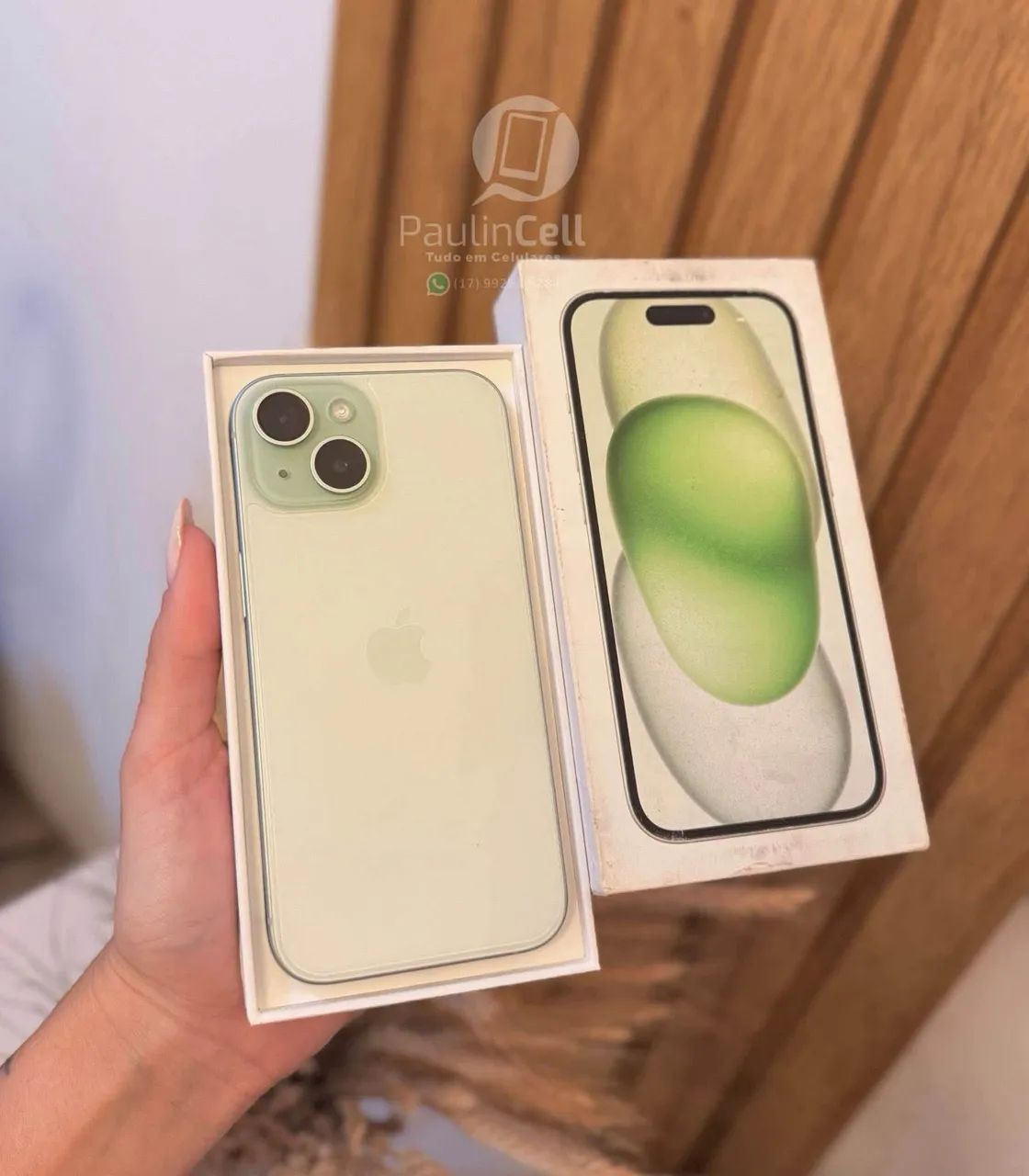 IPhone 15 128gb verde completo 