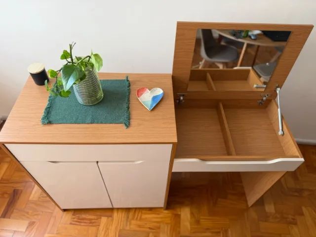 Escrivaninha Multiuso com espelho - Home Office - Foto 2