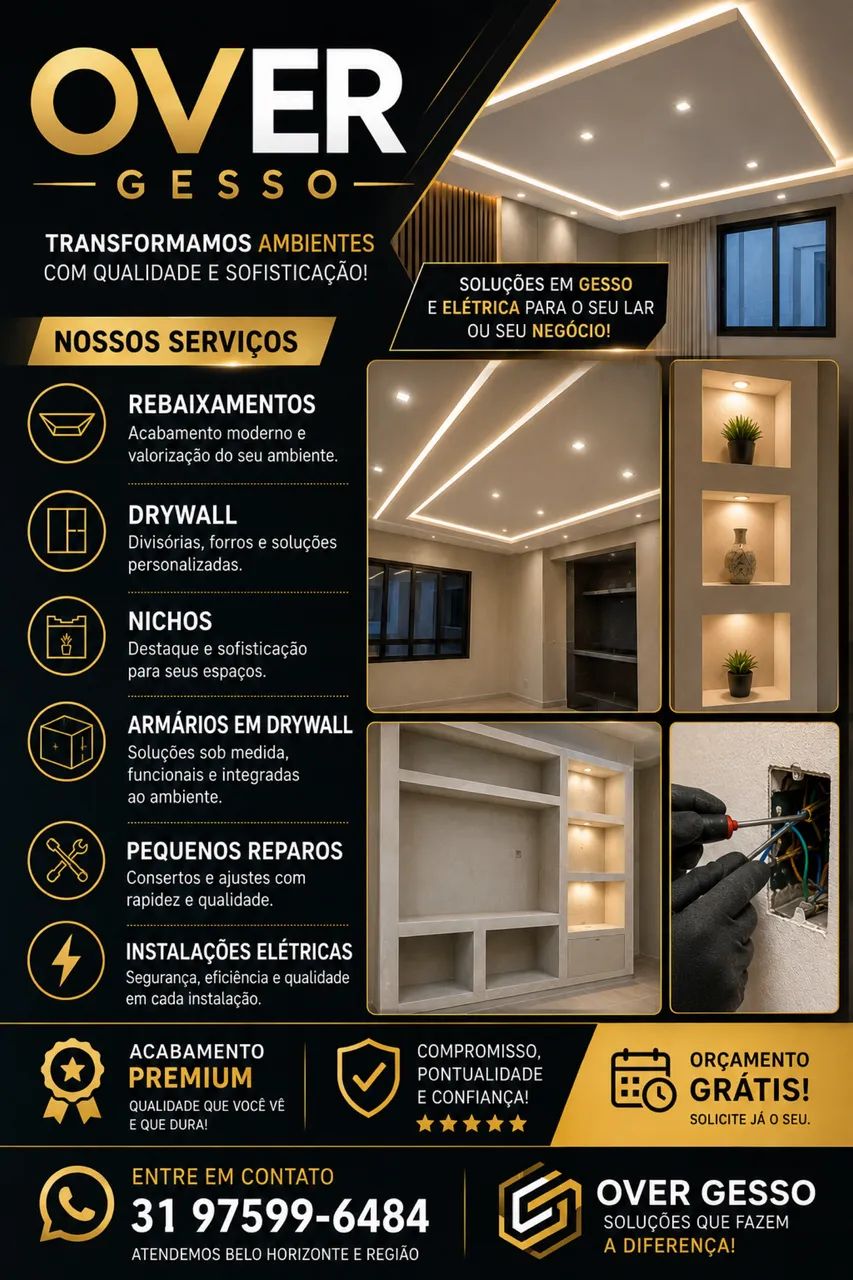 Rebaixamento Gesso & Drywall