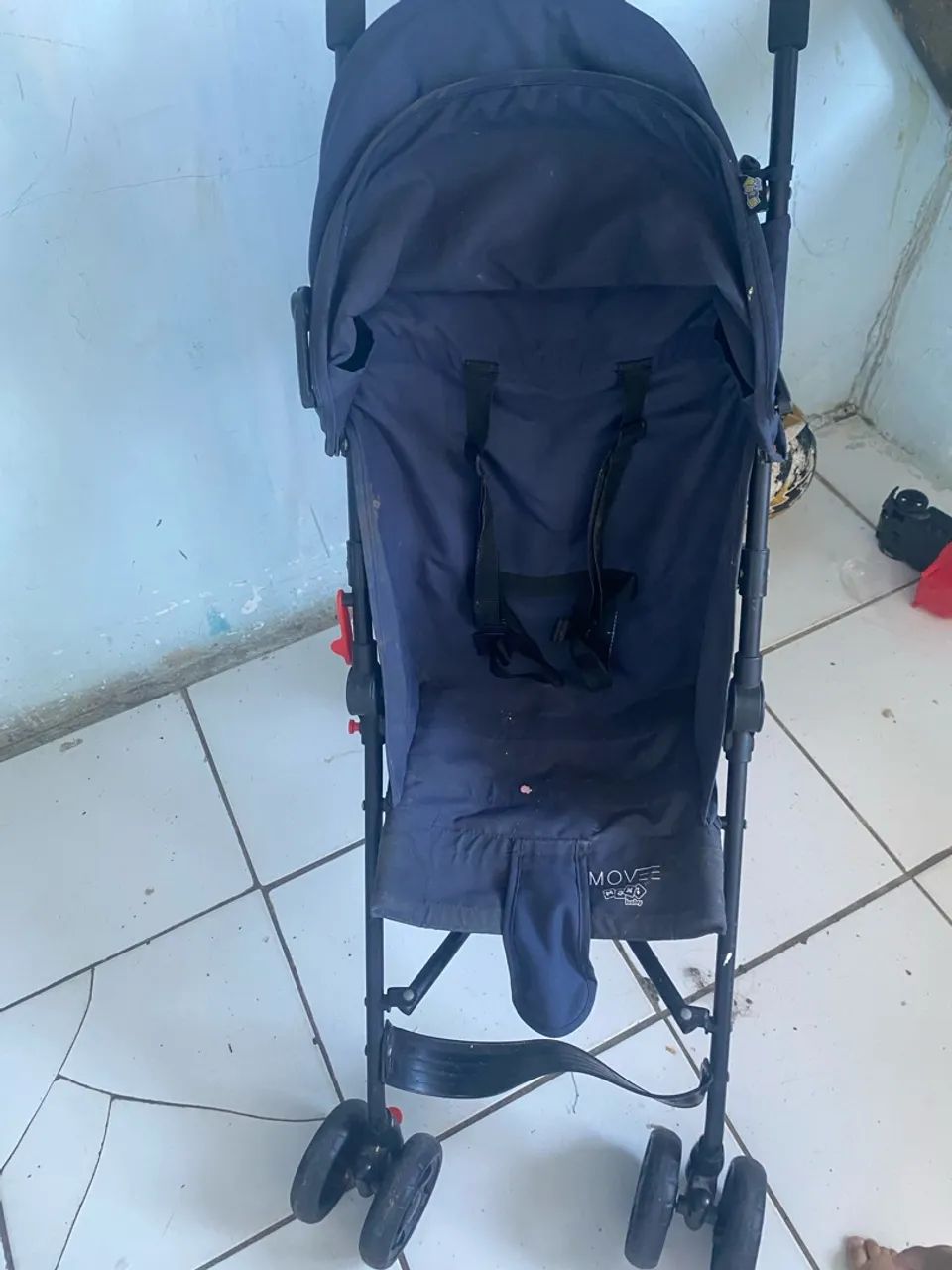 Carrinho azul marinho