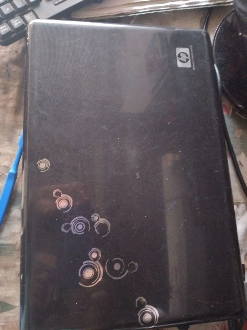 Notebook hp dv6 funcionando tudo carcaça boa Windows 11 25h2  tela com manchas e tecl ruim - Foto 3