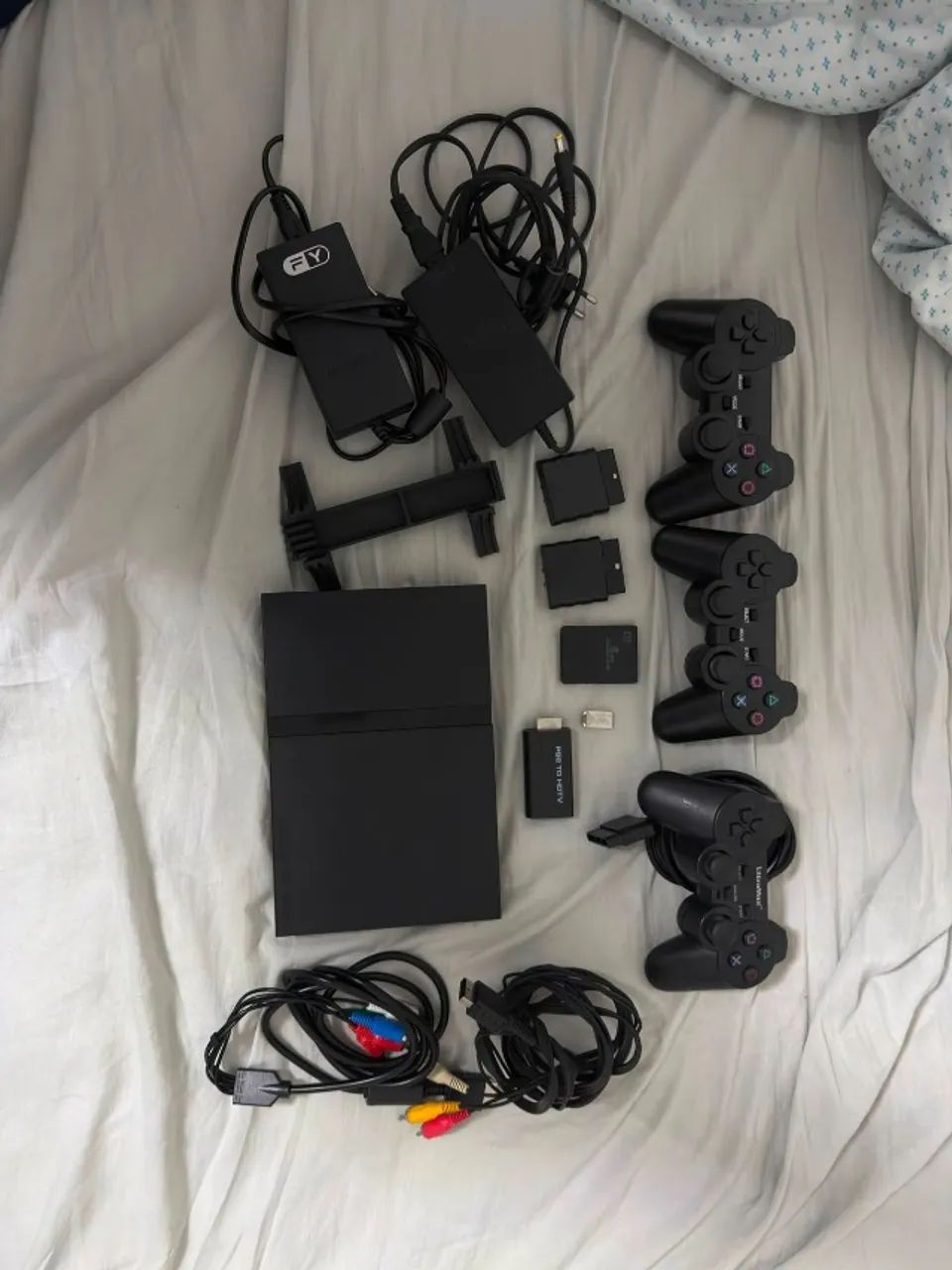 Playstation 2 com jogos - Foto 2