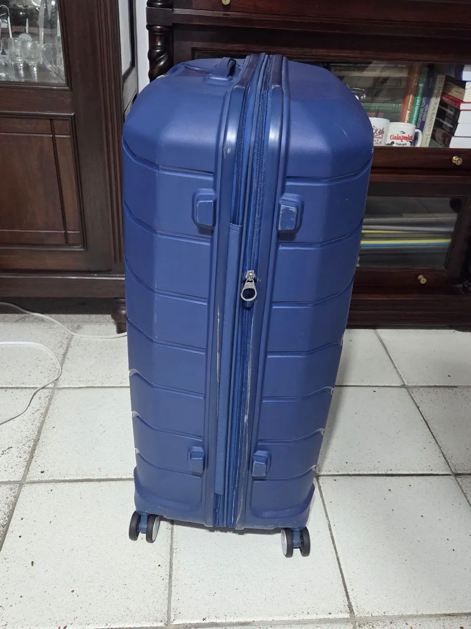 Mala Samsonite Azul Grande - Foto 5