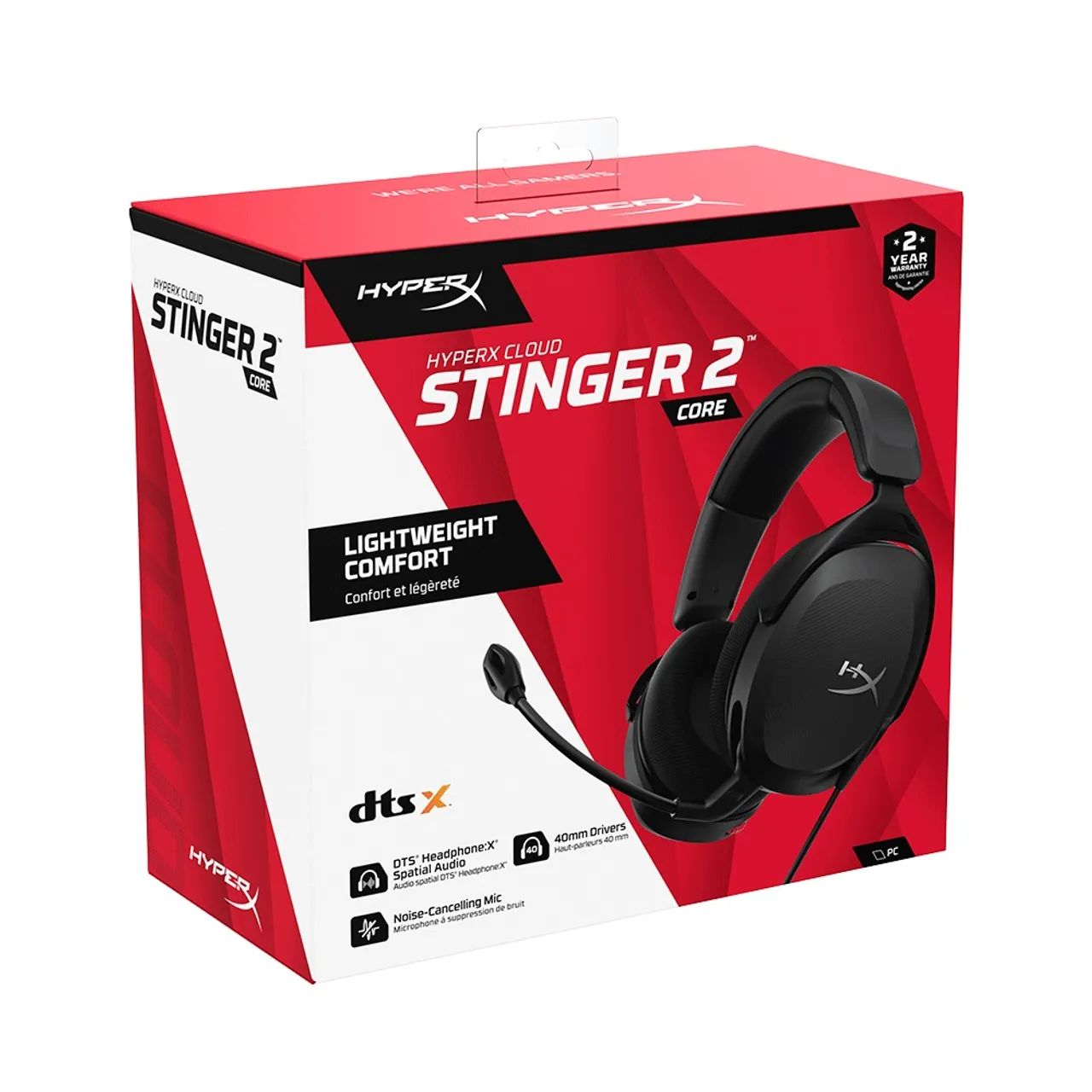 Headset HyperX Cloud Stinger 2 Wireless - Fones de Ouvido