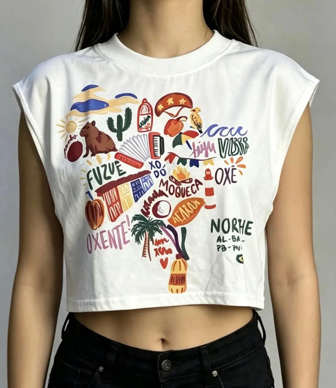 Estampas Cropped 