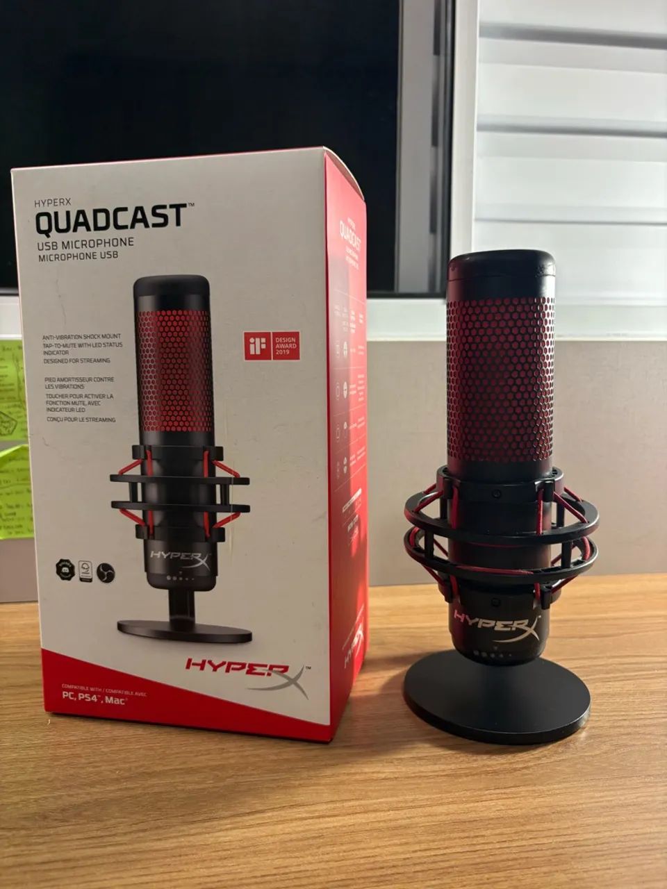 Microfone Hyperx Quadcast 