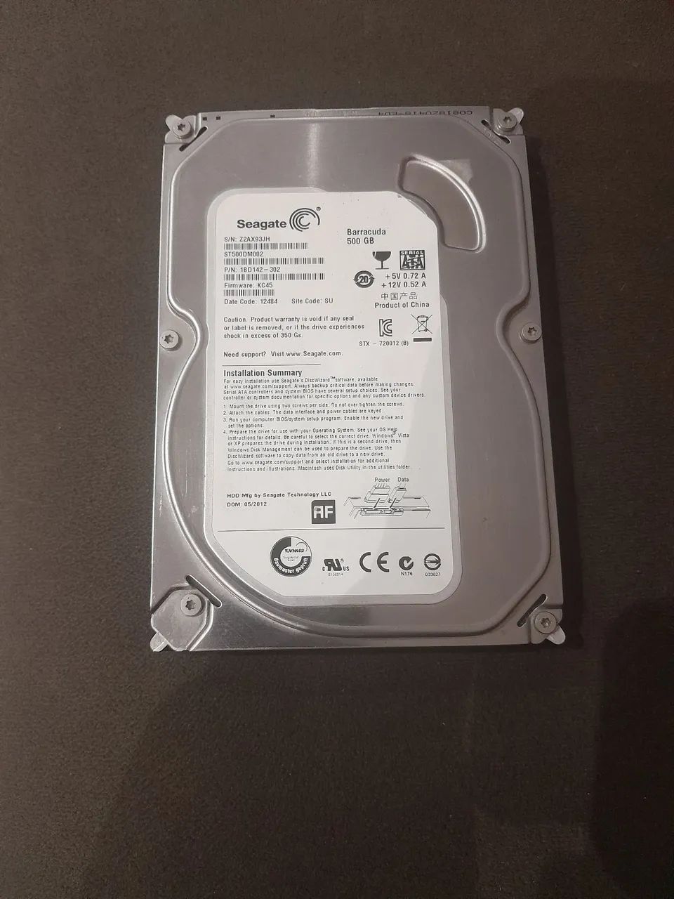 Hd Seagate 500gb quebrado - Foto 2