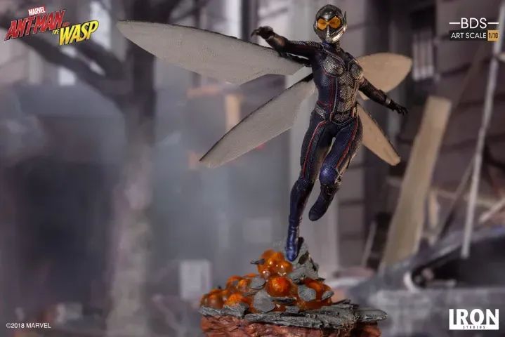 Nunca Exposta Estatua  Wasp  BDS Escala 1:10 Iron Studios (Nunca exposta) - Foto 3