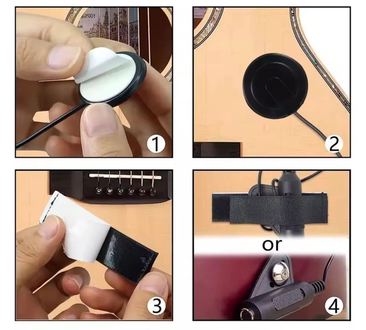 Microfone para violão, captador de áudio  - Foto 3
