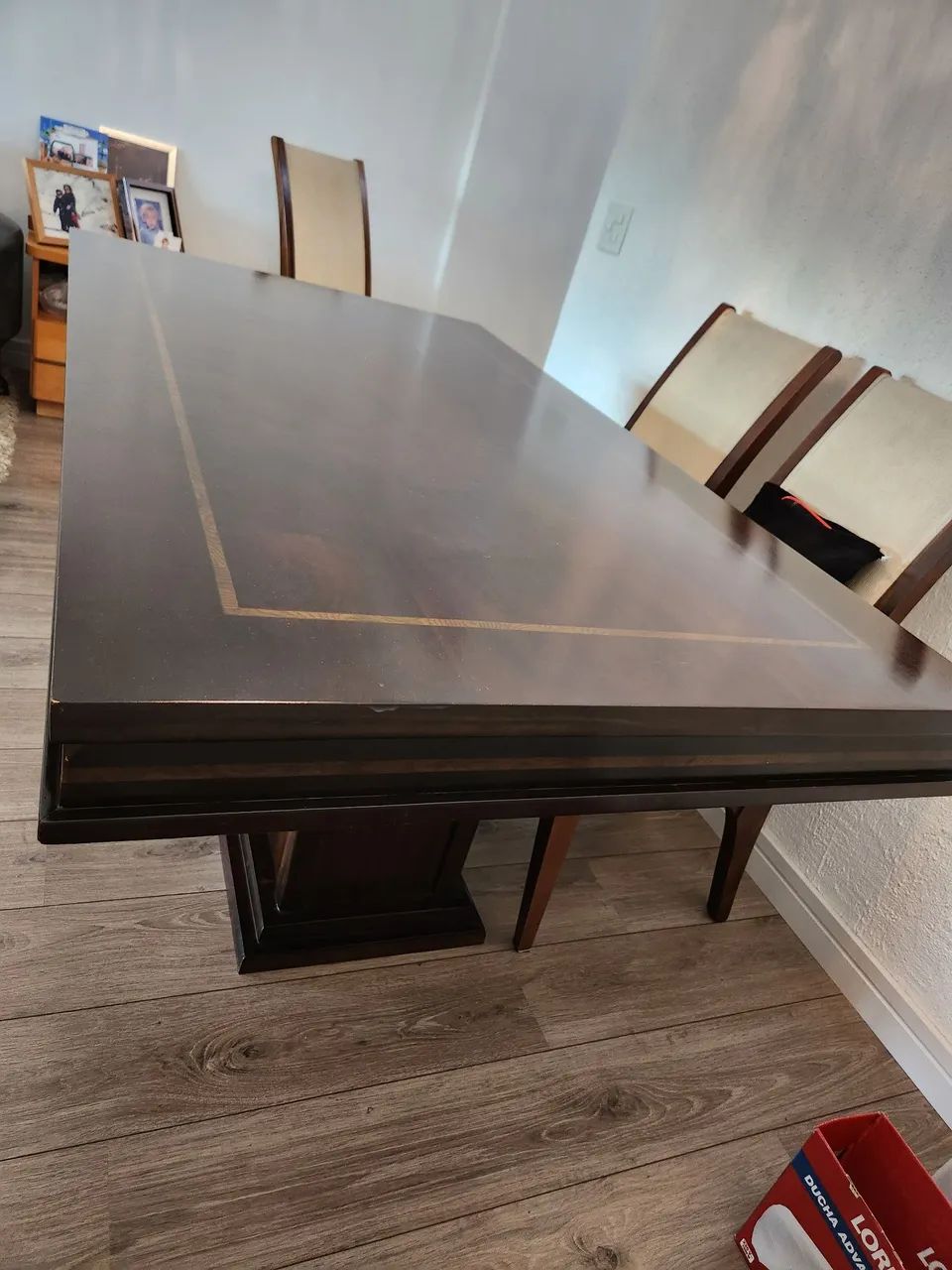 Mesa de jantar de mogno  - Foto 4