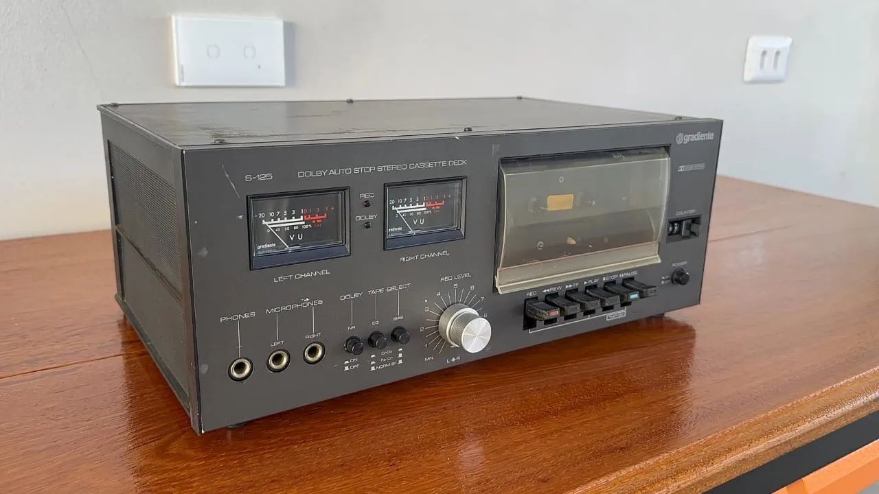 TAPE DECK S125 GRADIENTE REVISADO BOM ESTADO  - Foto 4