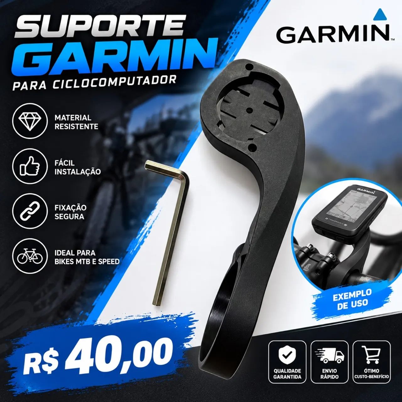 Suporte de garmin 