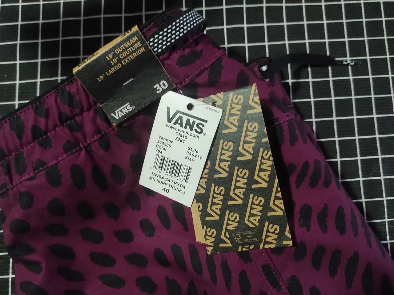 Bermuda Vans Surf Trunk - Foto 3