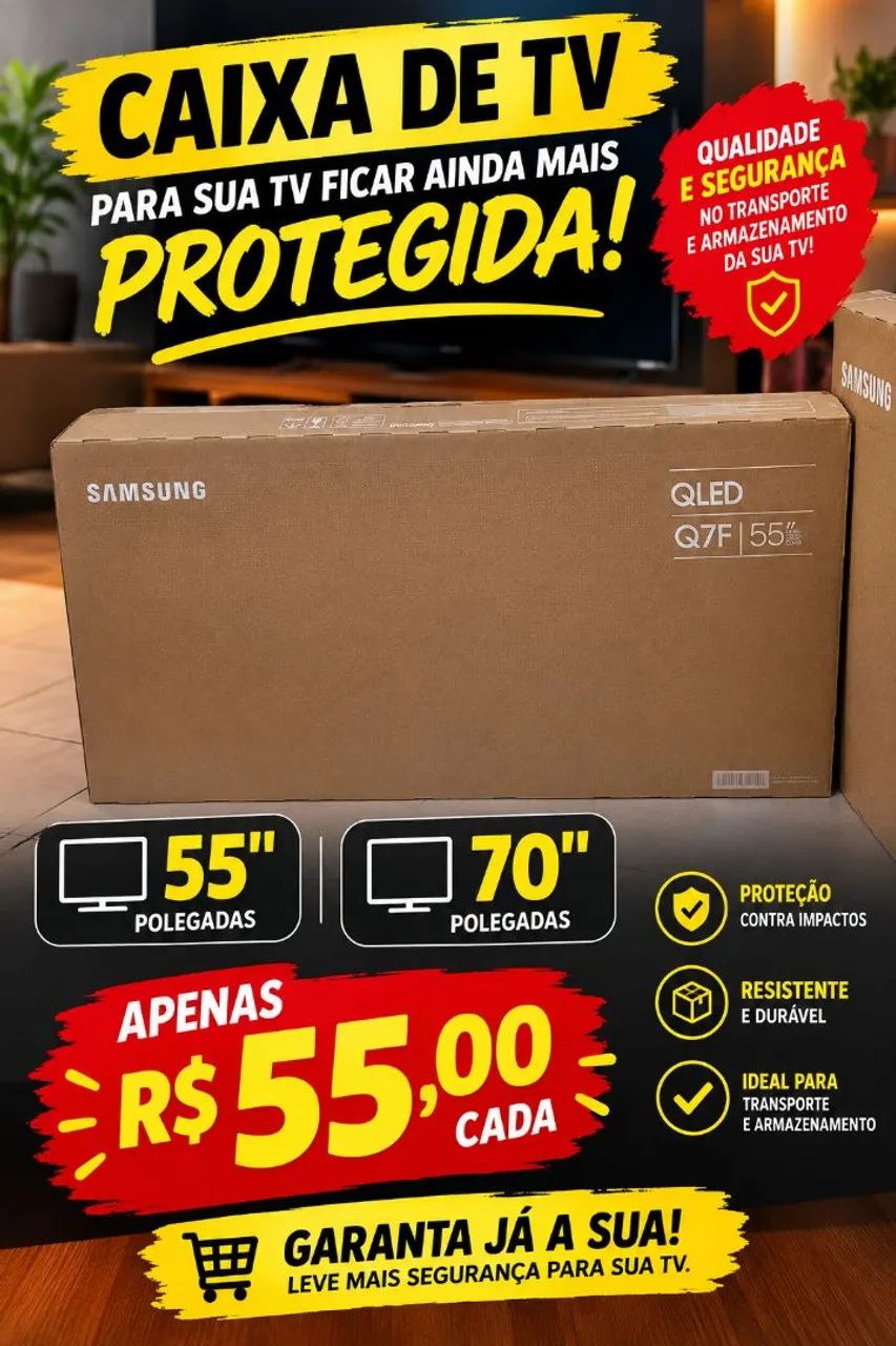 Caixas TV 55" e 70"