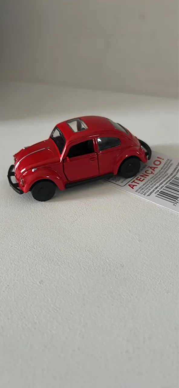 Fusca vermelho miniatura  - Foto 2