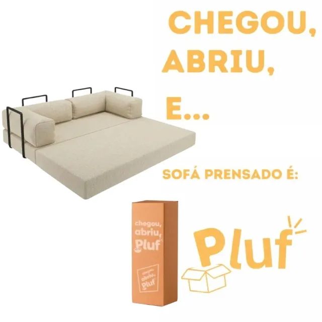Sofá Cama Light 1,80 m (Expansível) Bouclé  Produto Novo - Pronta Entrega - Foto 4