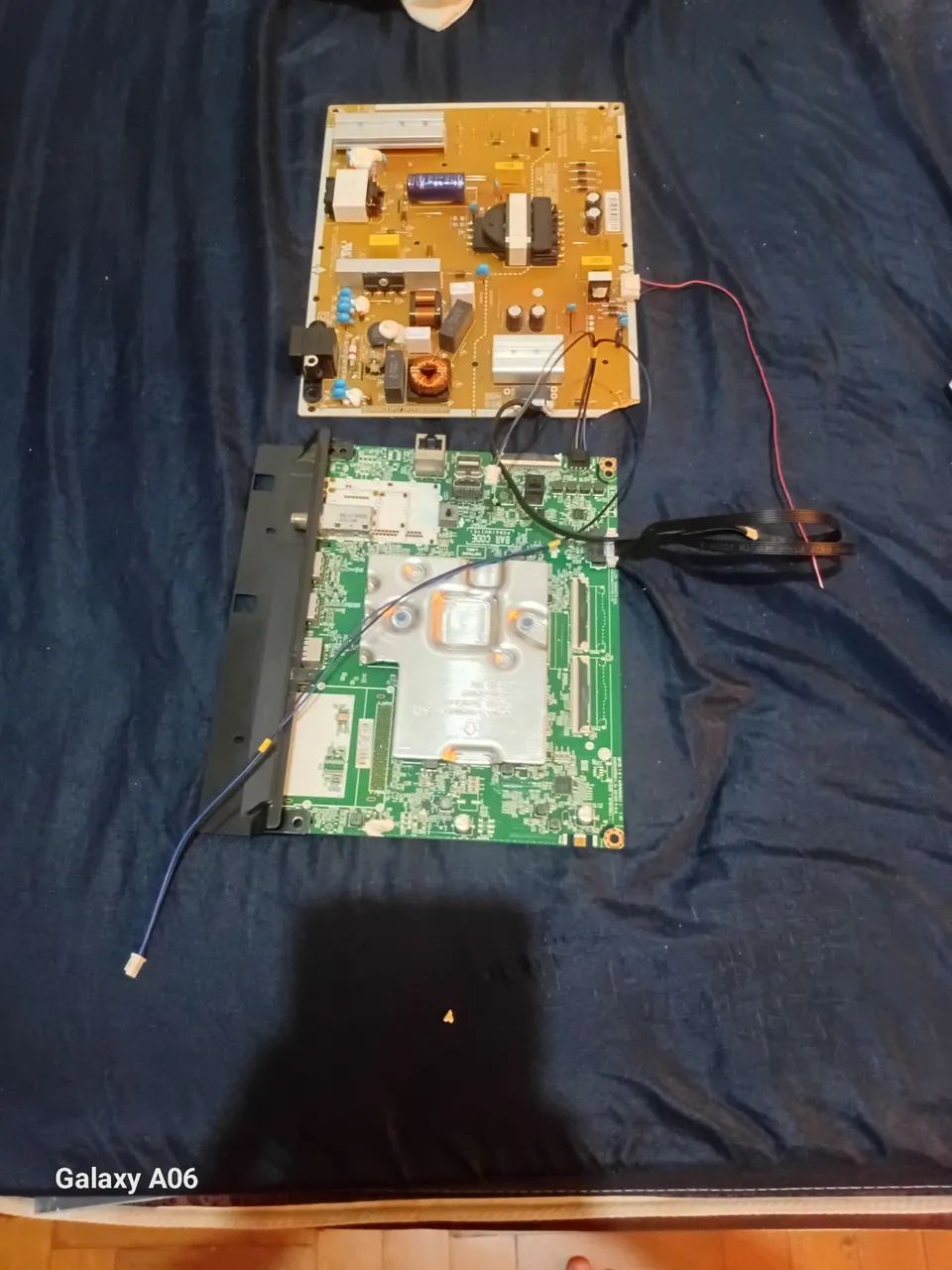 Kit placa principal + placa fonte tv lg (original)