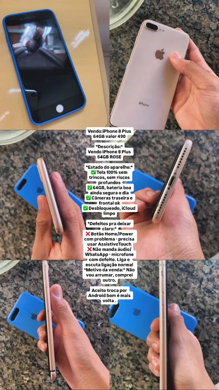 Vendendo iPhone 8plus 