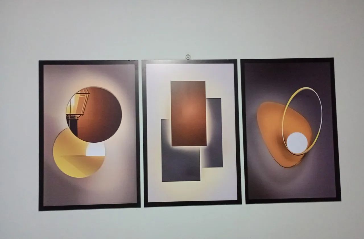 Quadro parede sem vidro e moldura