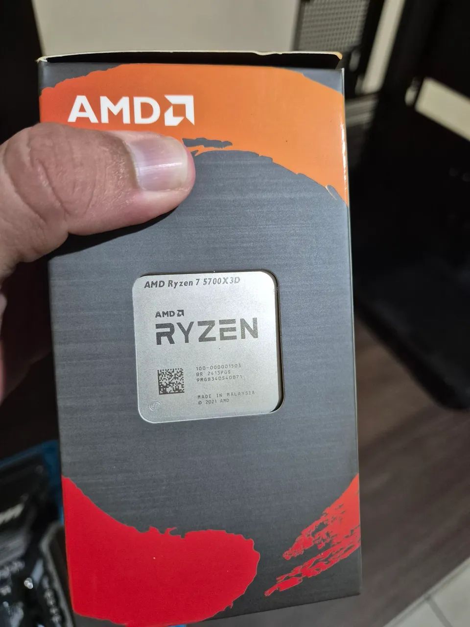 Processador AM4 AMD Ryzen 7 5700X3D  - Foto 3