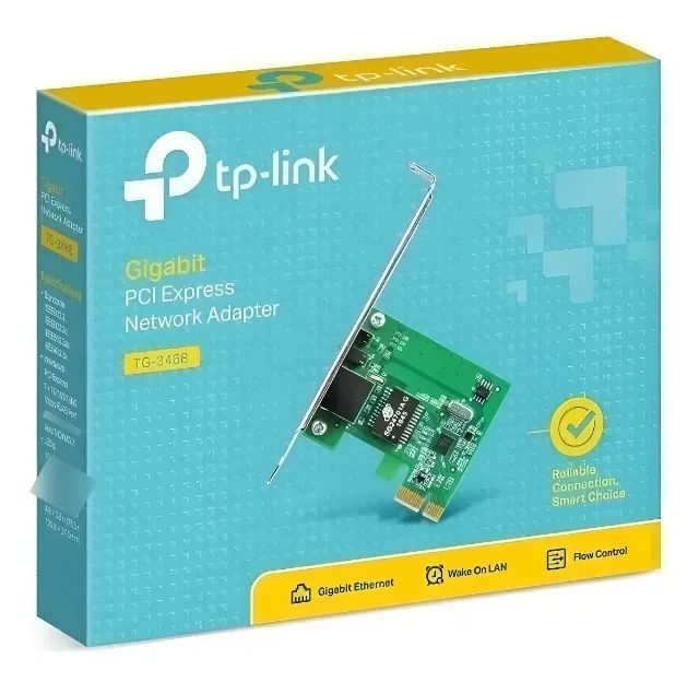Placa Rede Tp-link Tg-3468 Pci Express Gigabit 10/100/1000