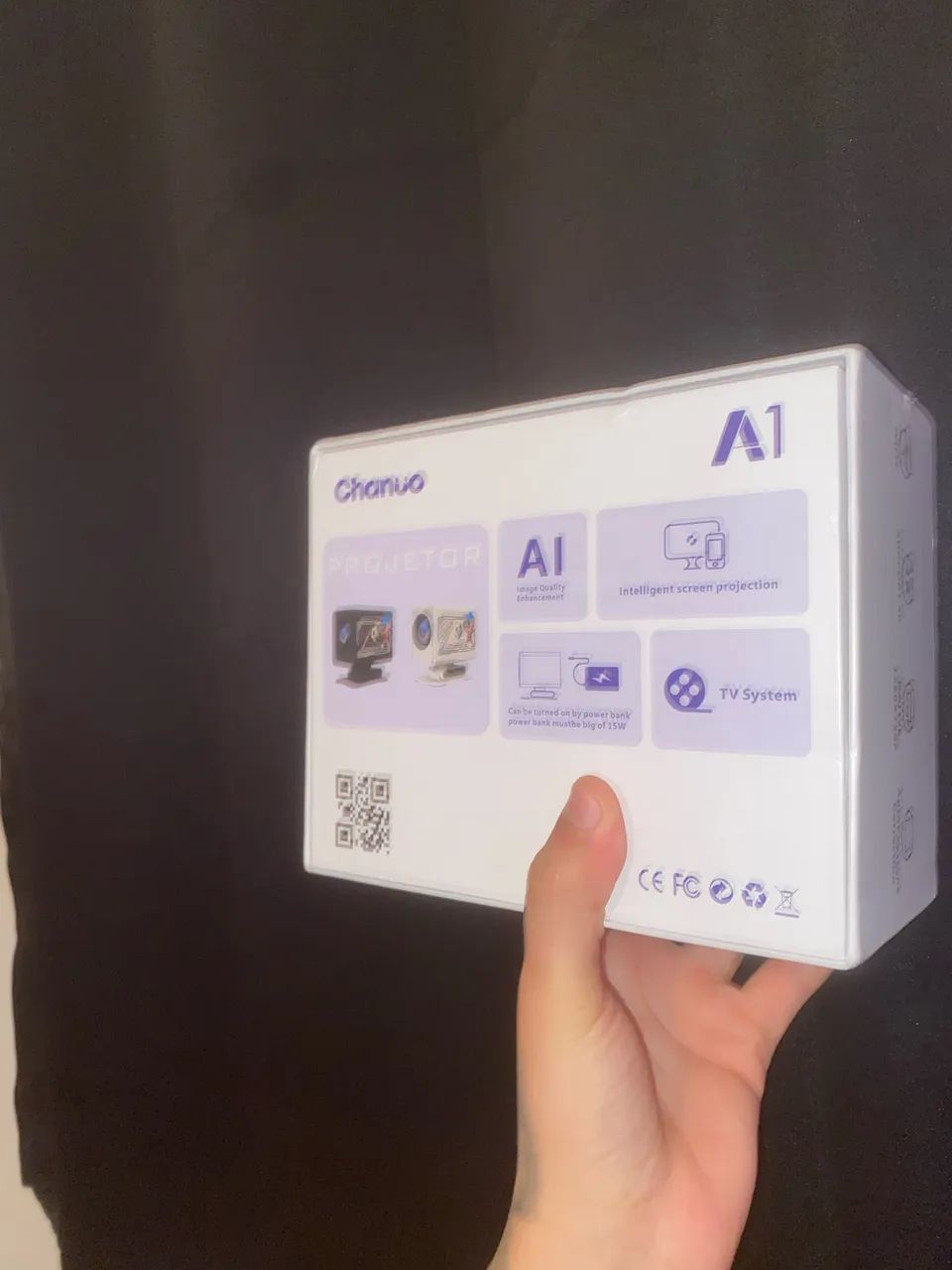 Projetor Chanuo A1 Portátil Smart Projector Full HD Multimídia - Foto 5