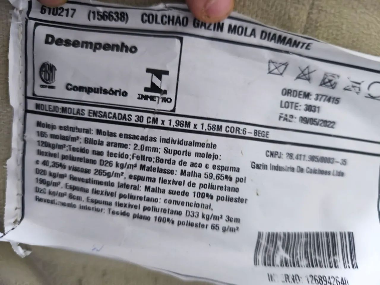 Cama Queen Size Gazin Molas Ensacadas - Foto 5
