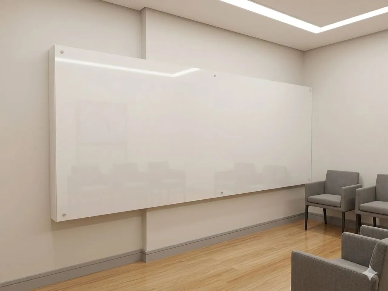 Quadro Branco Grande 3,00 x 1,20 - Reforçado em Madeira