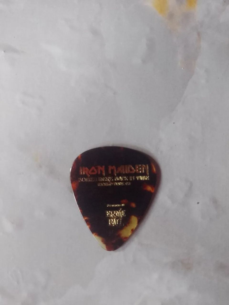 Palheta do iron maiden