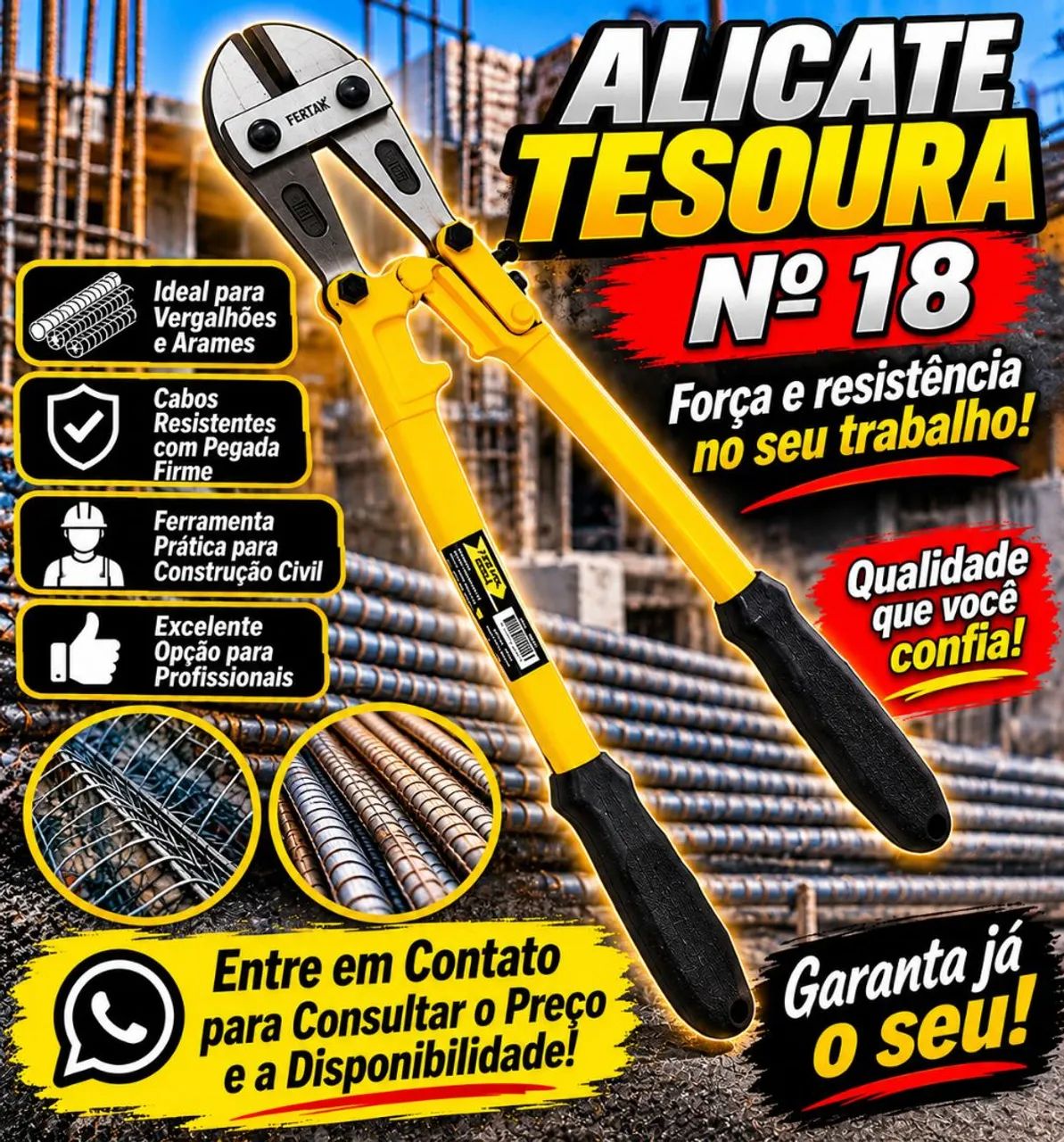 Alicate tesoura 18 polegadas 