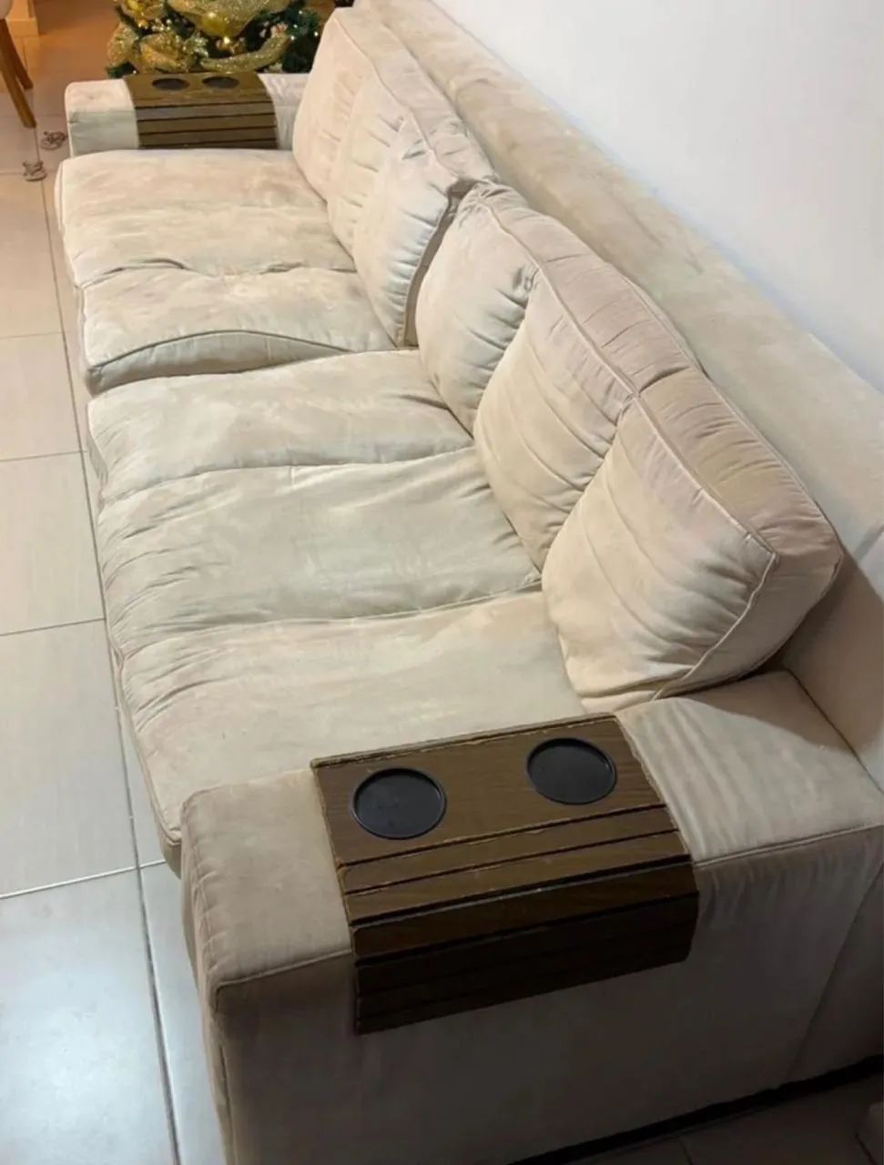 Sofá usado 2,70mt - Foto 2