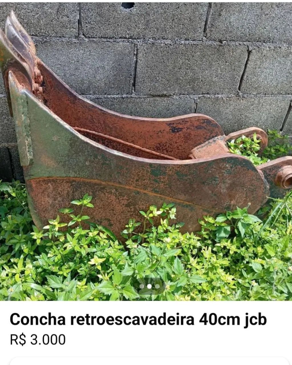 Concha retroescavadeira 