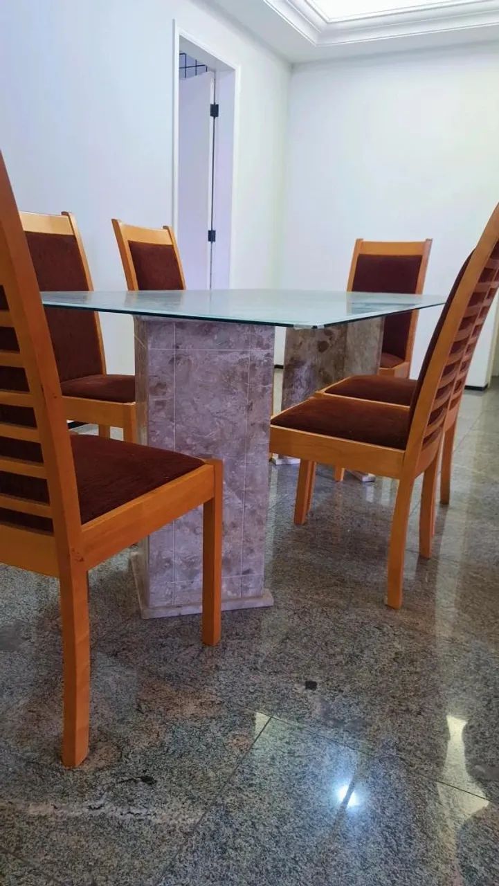 Vende-se Mesa 6 lugares e cama casal  - Foto 4