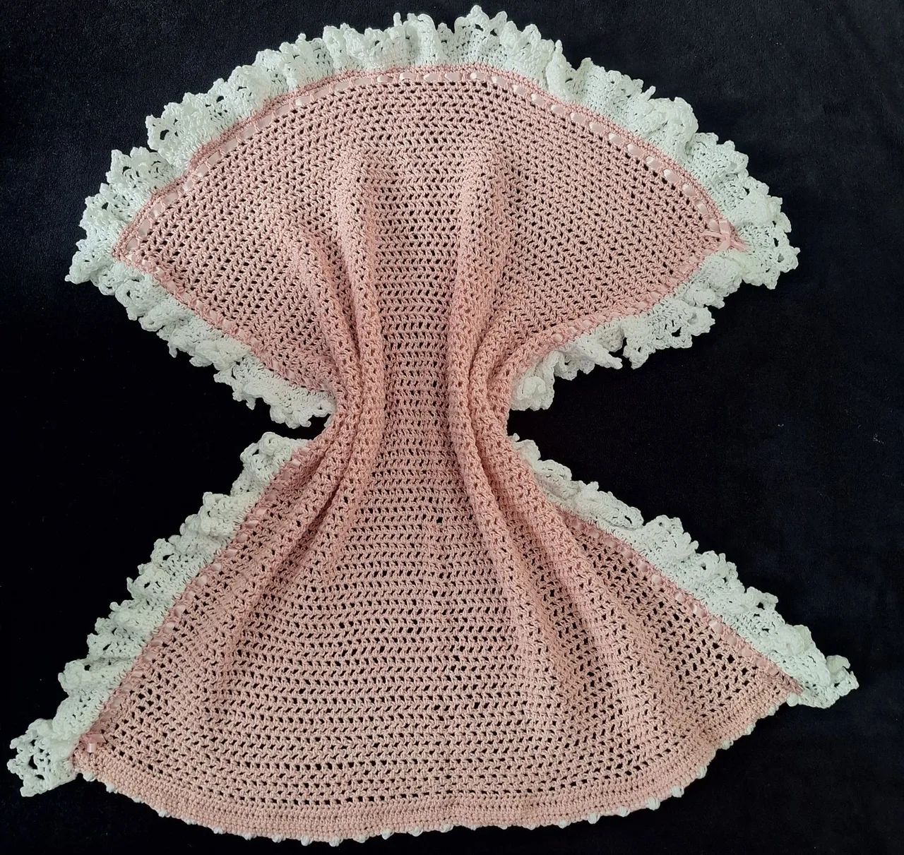 Manta bebê rosa 75 cm - Foto 4
