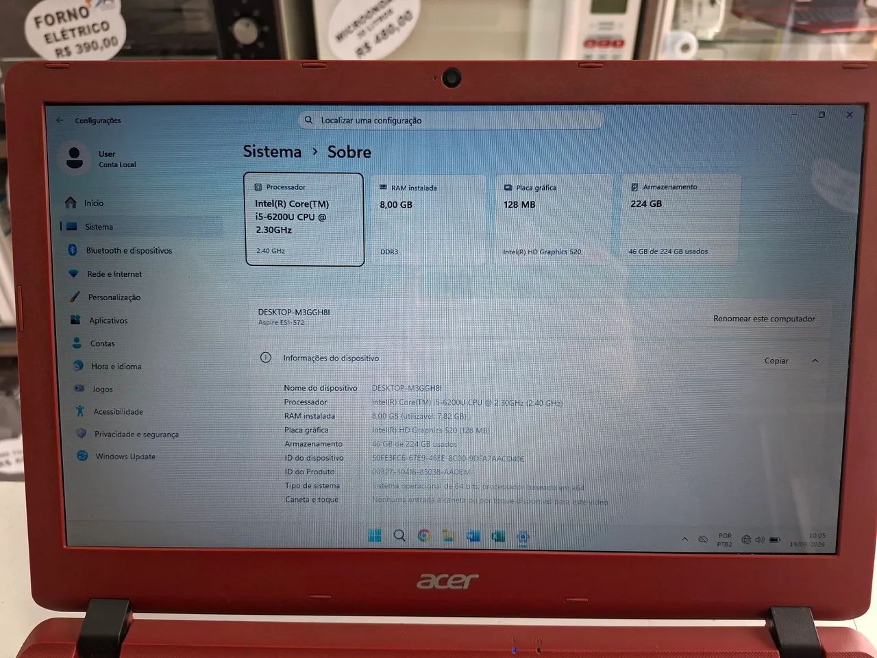 Notebook Acer Aspire - Foto 3