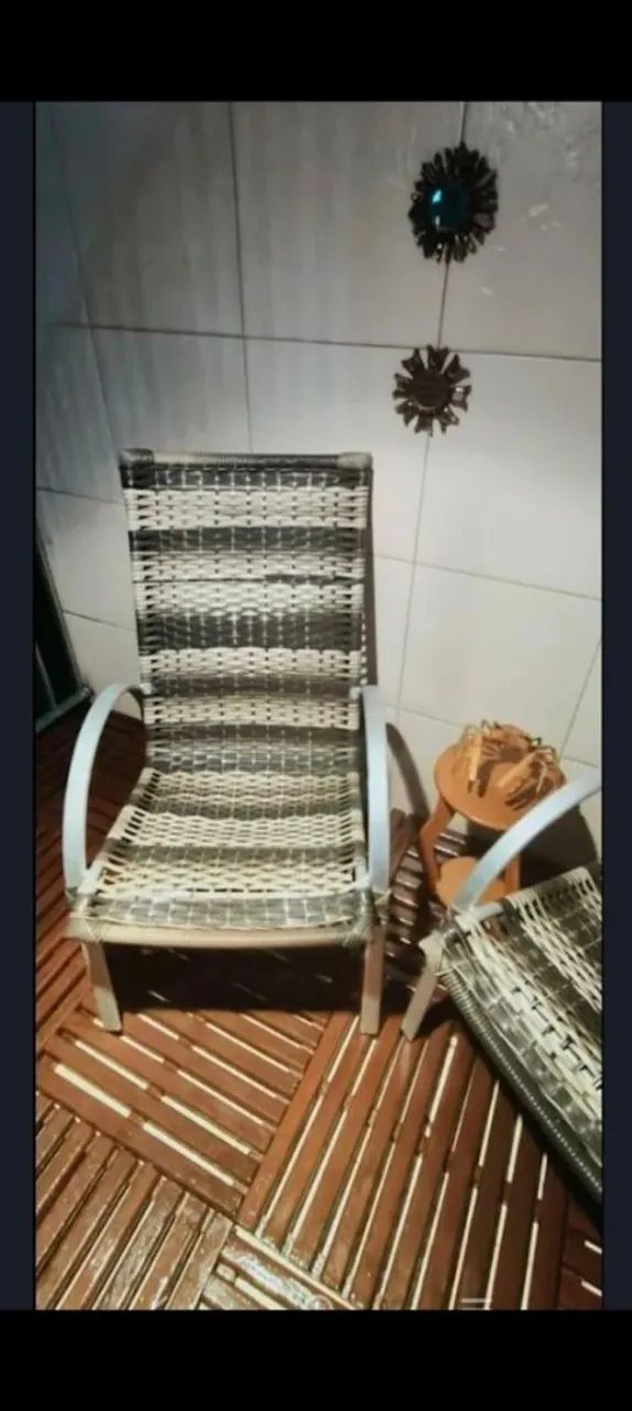 Conjunto de varanda 450 reais 