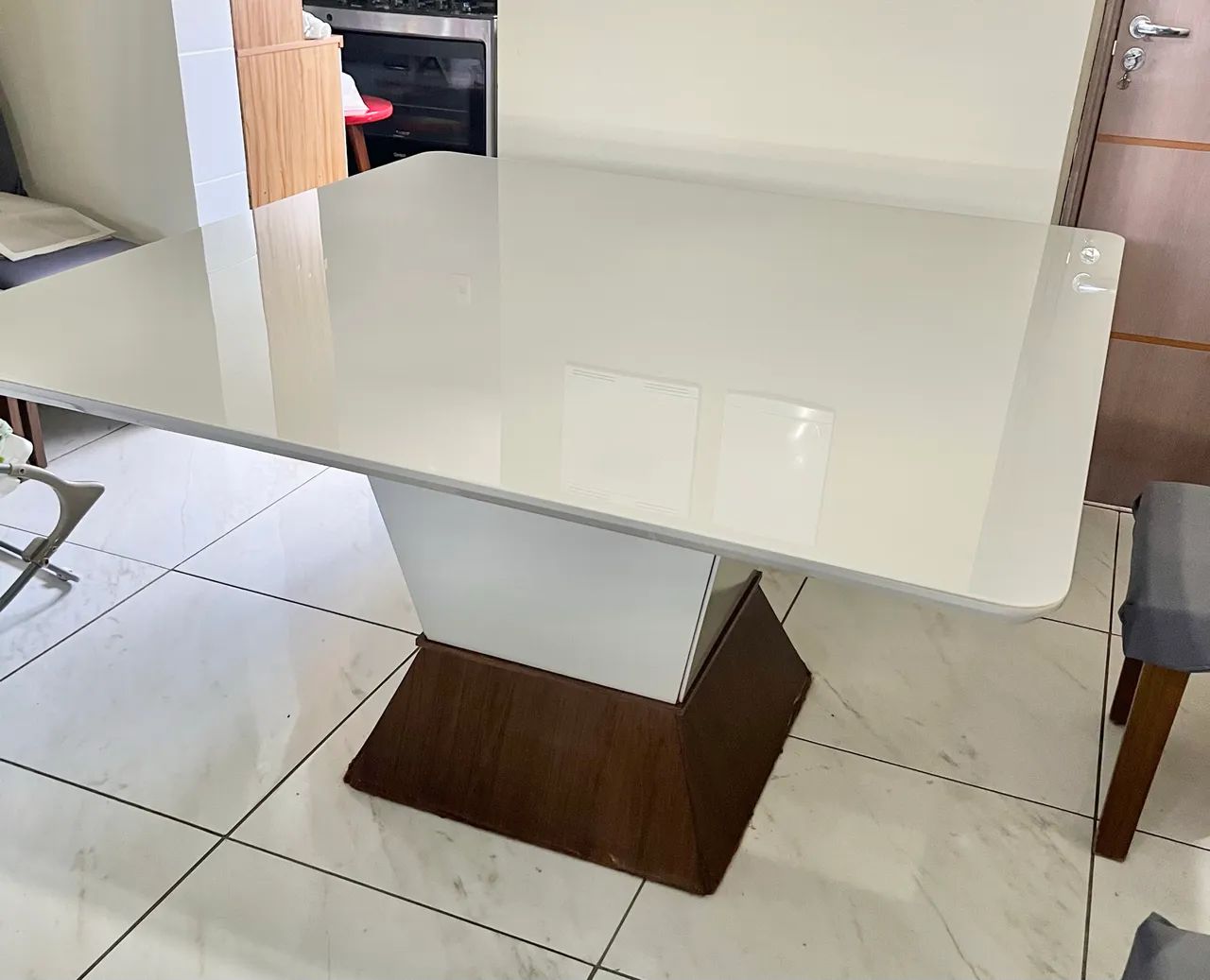 Mesa de jantar grande 6 cadeiras