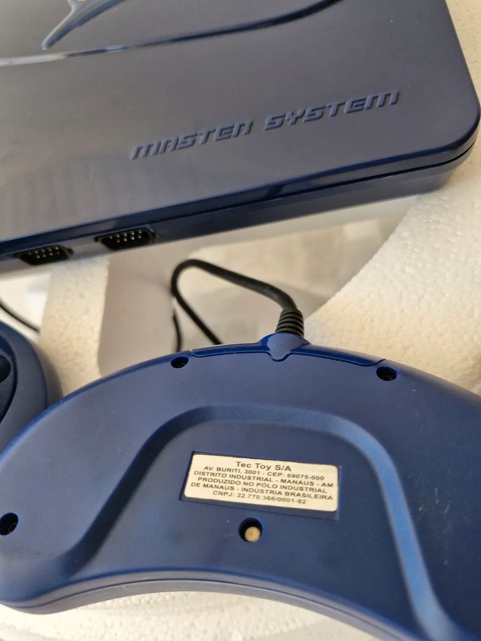  VENDO OU TROCO - MASTER SYSTEM EVOLUTION AZUL TECTOY - 132 JOGOS - Foto 2