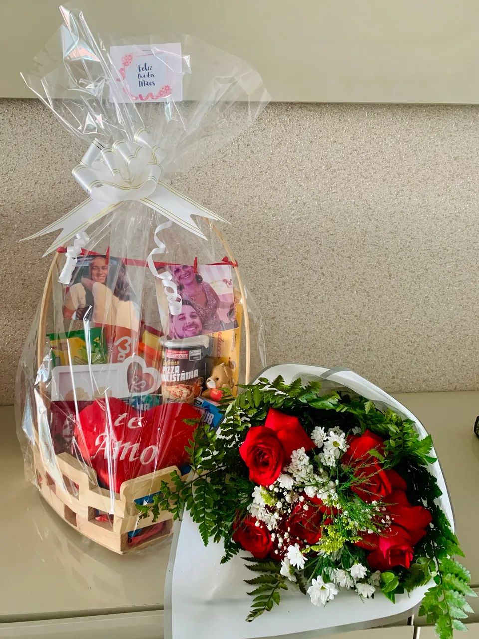 CESTA PARA PRESENTE - ANIVERSÁRIO - CASAMENTO 