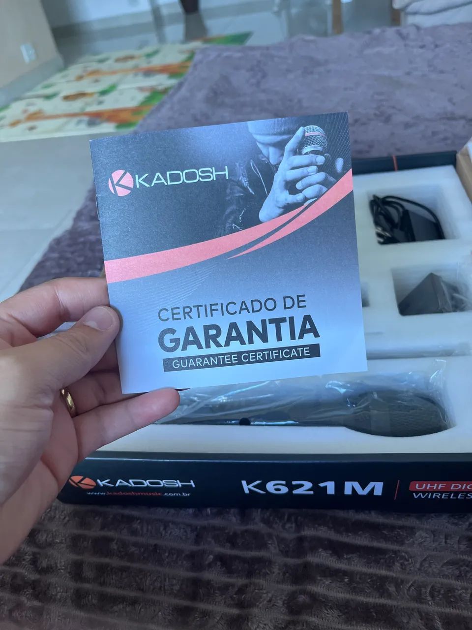 Microfone Profissional Sem Fio - KADOSH K621M - Foto 3