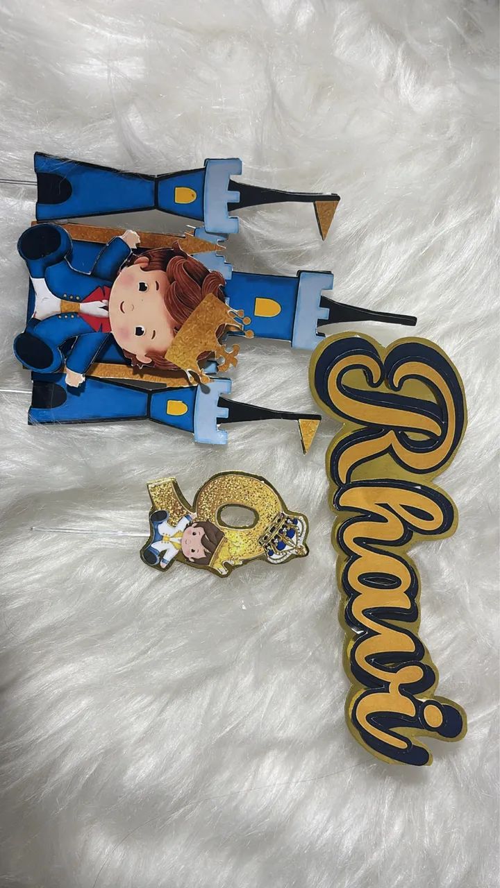 Topo de bolo personalizado  - Foto 2