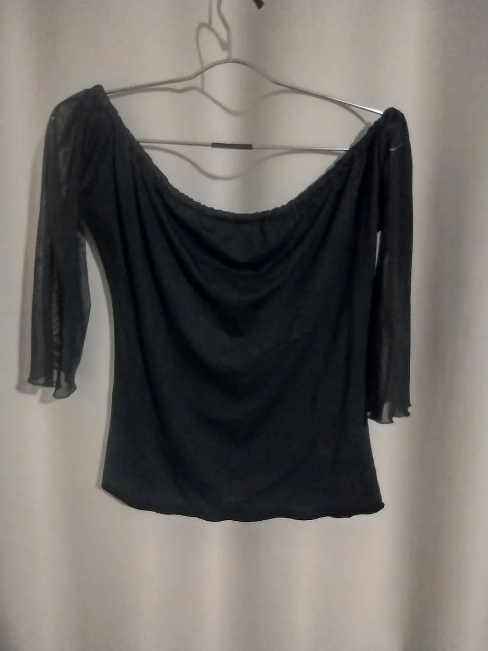 Blusa com manga estilo boho chique - Foto 3