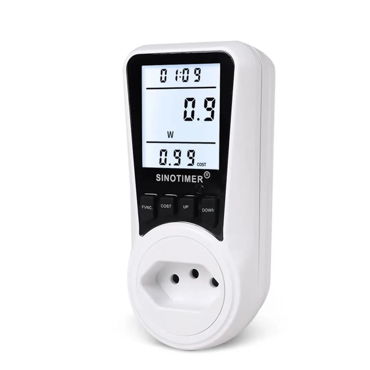 Wattimetro Digital Medidor De Consumo Energia Tomada Bivolt - Foto 3